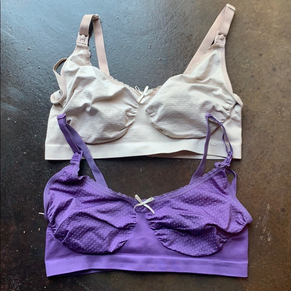 Bravada Designs Nursing Bras (2) Size Large